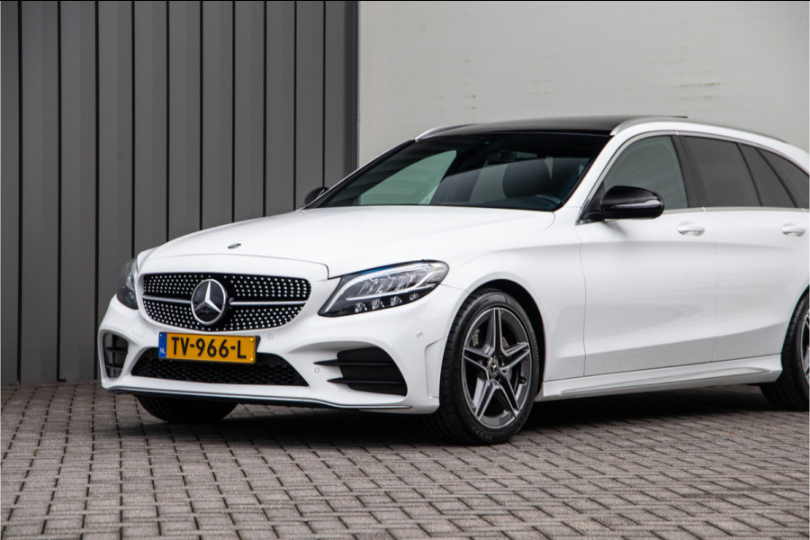 Mercedes-Benz C-Klasse Estate 160 AMG Sportpakket, Facelift, Panorama, Widescreen, Carplay 2018