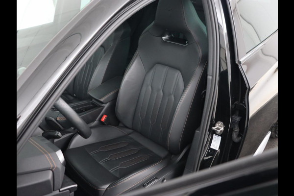 CUPRA Leon 1.4 e-Hybrid Black Edition | Origineel NL | Panoramadak | Leder | Stoelverwarming | Adaptive cruise | Sfeerverlichting | Carplay | Memory | Keyless | Camera | Stuurverwarming | PHEV | Plug In