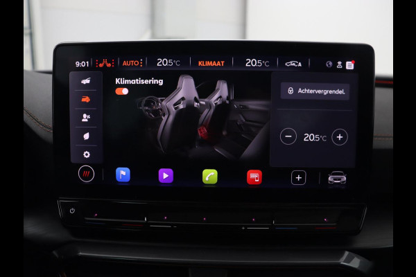 CUPRA Leon 1.4 e-Hybrid Black Edition | Origineel NL | Panoramadak | Leder | Stoelverwarming | Adaptive cruise | Sfeerverlichting | Carplay | Memory | Keyless | Camera | Stuurverwarming | PHEV | Plug In