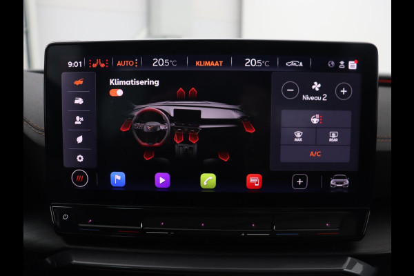 CUPRA Leon 1.4 e-Hybrid Black Edition | Origineel NL | Panoramadak | Leder | Stoelverwarming | Adaptive cruise | Sfeerverlichting | Carplay | Memory | Keyless | Camera | Stuurverwarming | PHEV | Plug In