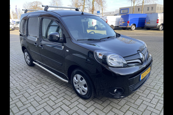 Renault Kangoo 1.5 Blue dCi 95pk Work Edition / zwart metallic / vaste prijs rijklaar € 12.950 ex btw / lease vanaf € 218 / airco / cruise / trekhaak / dakdragers / euro 6 / bpm vrij !