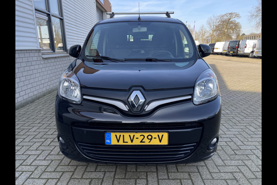 Renault Kangoo 1.5 Blue dCi 95pk Work Edition / zwart metallic / vaste prijs rijklaar € 12.950 ex btw / lease vanaf € 218 / airco / cruise / trekhaak / dakdragers / euro 6 / bpm vrij !
