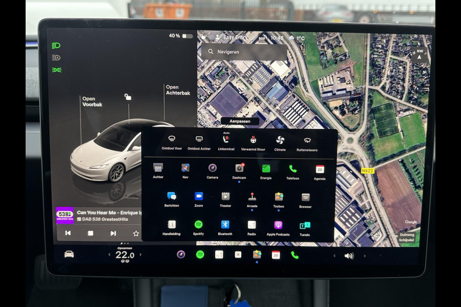 Tesla Model 3 Premium Long Range AWD 78 kWh | STOELVERWARMING VOOR/ACHTER | STUURVERWARMING | FABRIEKS GARANTIE T/M 20-06-2028 OF 80k KM | ELKT. ACHTERKLEP | ELKT. STOELEN |