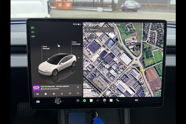 Tesla Model 3 Premium Long Range AWD 78 kWh | STOELVERWARMING VOOR/ACHTER | STUURVERWARMING | FABRIEKS GARANTIE T/M 20-06-2028 OF 80k KM | ELKT. ACHTERKLEP | ELKT. STOELEN |
