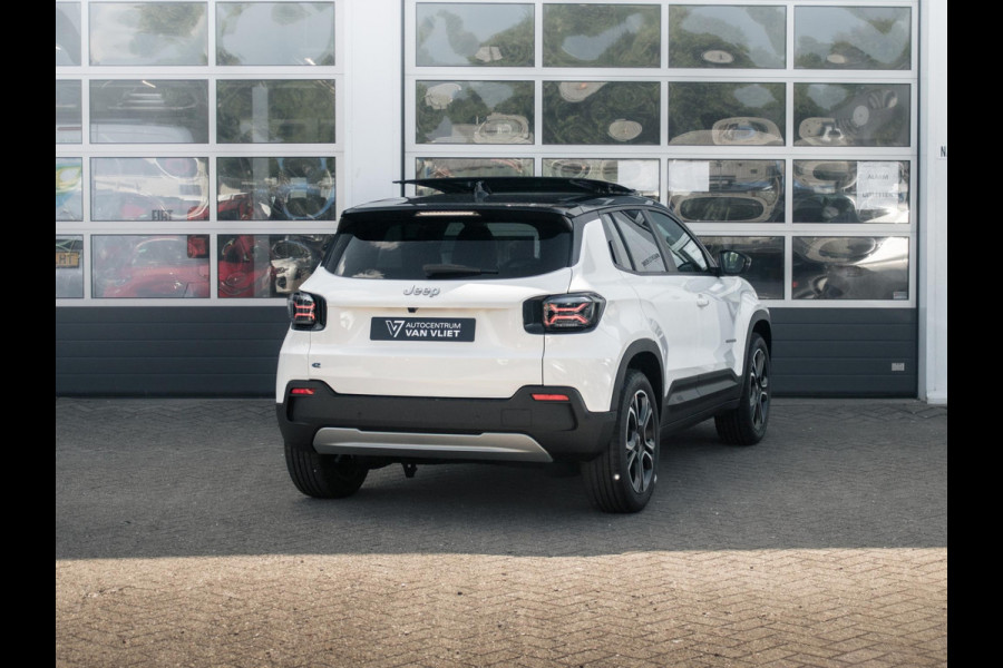 Jeep Avenger Summit 54 kWh | Uit voorraad leverbaar | 17%  Bijtelling | Schuif/Kanteldak | Leder&Winter Pack | Warmtepomp | Info&Convenience Pack | Full Operational Lease € 599,-