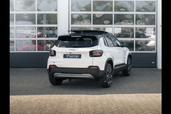 Jeep Avenger Summit 54 kWh | Uit voorraad leverbaar | 17%  Bijtelling | Schuif/Kanteldak | Leder&Winter Pack | Warmtepomp | Info&Convenience Pack | Full Operational Lease € 599,-