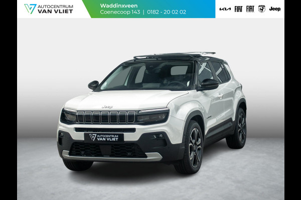 Jeep Avenger Summit 54 kWh | Uit voorraad leverbaar | 17%  Bijtelling | Schuif/Kanteldak | Leder&Winter Pack | Warmtepomp | Info&Convenience Pack | Full Operational Lease € 599,-
