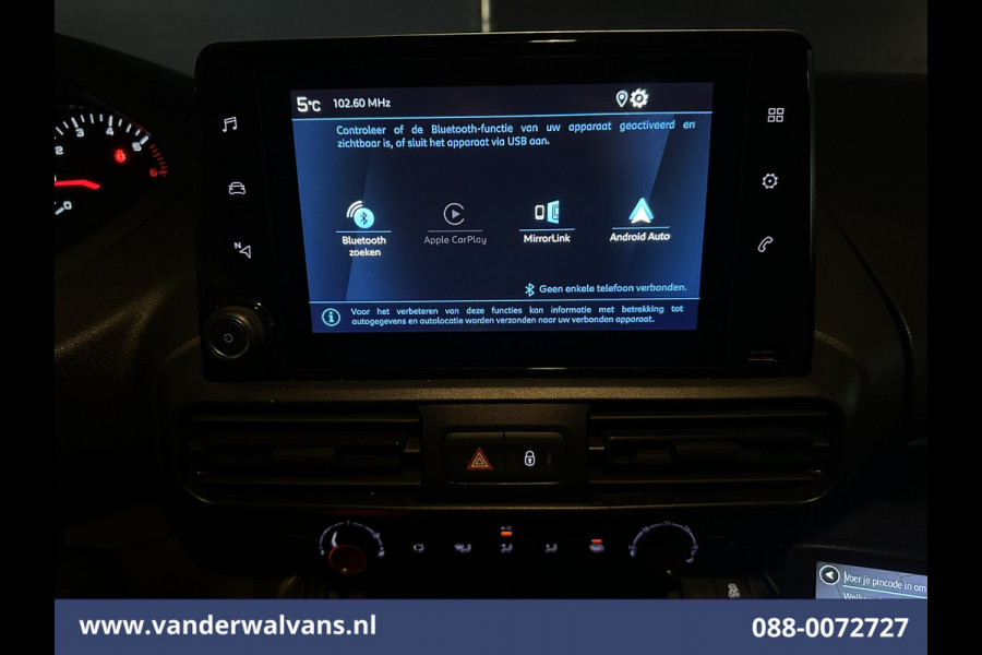 Peugeot Partner 1.6 BlueHDI 100pk L1H1 Euro6 Airco | Apple Carplay | Trekhaak Cruisecontrol, Android Auto, Parkeersensoren