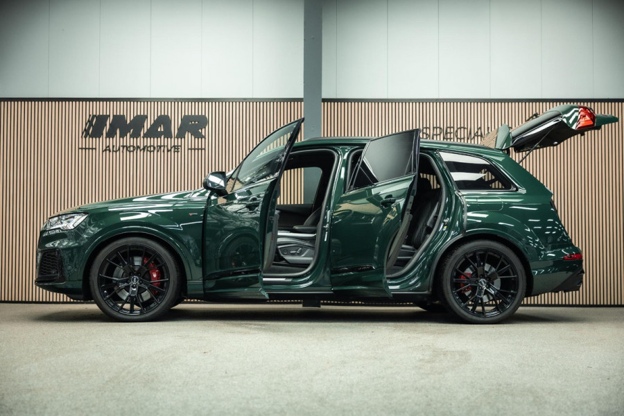 Audi Q7 55 TFSI e quattro Pro Line S | Goodwood Green | RS seats | Head-up | Stoelverwarming | Trekhaak |