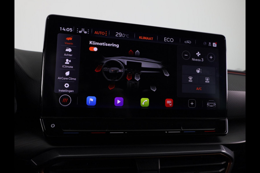 CUPRA Leon Sportstourer 1.4 TSI eHybrid PHEV FR Business Intense 204 pk Automaat (DSG) | Navigatie | Parkeersensoren achter | Autom. airco (3 zones) | Stoelverwarming | Keyless |