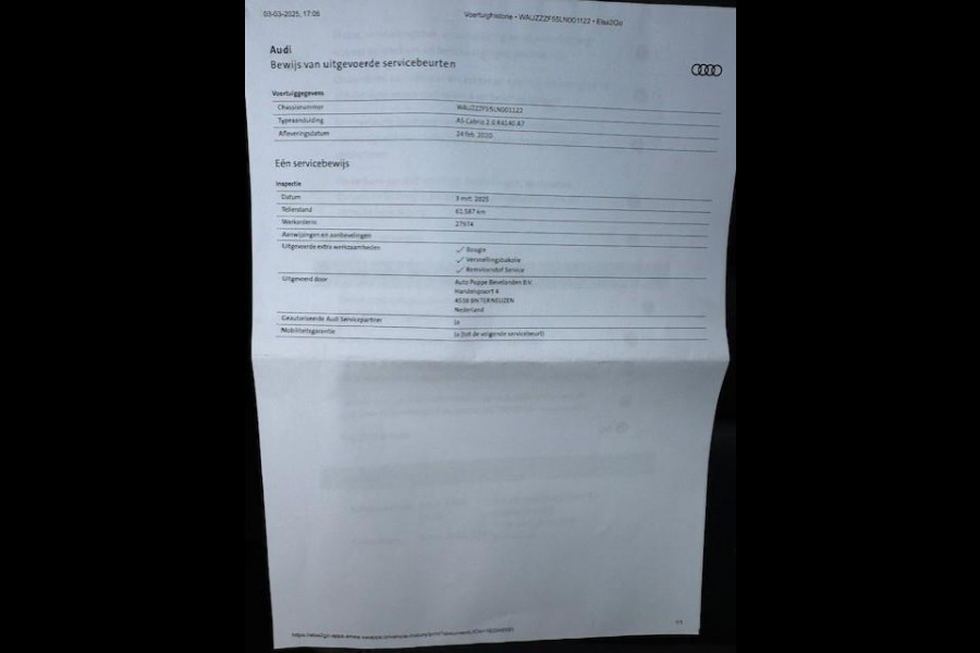 Audi A5 Cabriolet 40 TFSI Pro Line - Dealer onderhouden