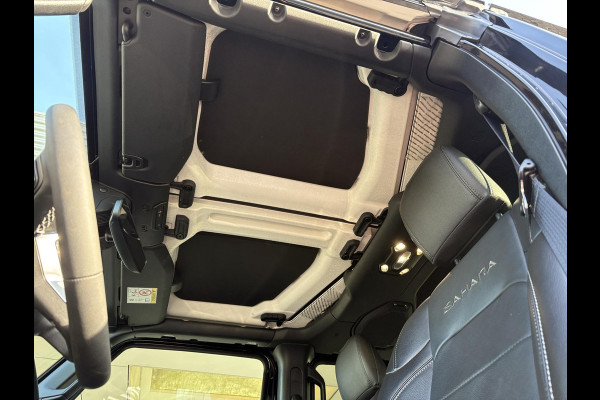Jeep Wrangler Unlimited 4xe 380pk Sahara PHEV | Leder | Stoel- & Stuurverwarming | Navigatie | Afneembaar Dak |