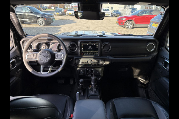 Jeep Wrangler Unlimited 4xe 380pk Sahara PHEV | Leder | Stoel- & Stuurverwarming | Navigatie | Afneembaar Dak |