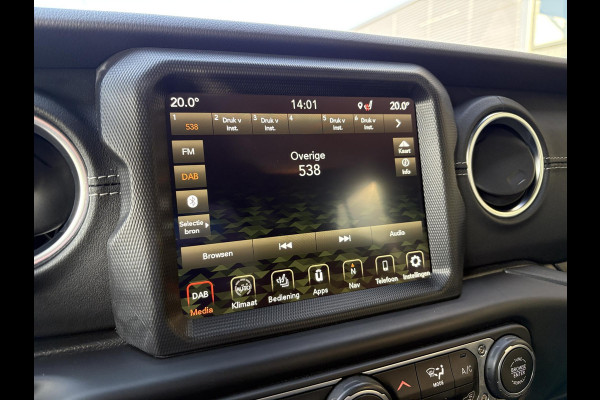 Jeep Wrangler Unlimited 4xe 380pk Sahara PHEV | Leder | Stoel- & Stuurverwarming | Navigatie | Afneembaar Dak |