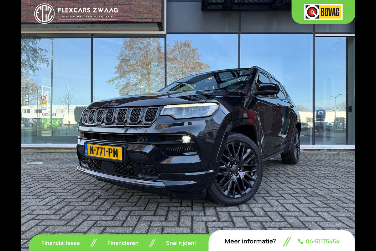 Jeep Compass 1.3T S - Automaat - Pano/schuifdak - Leder - Winterpakket - Org.NL