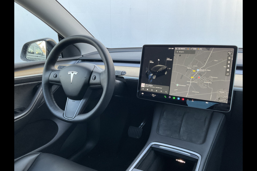 Tesla Model Y Long Range AWD 75 kWh Autopilot Leer Pano.dak 360° Black Warmtepomp