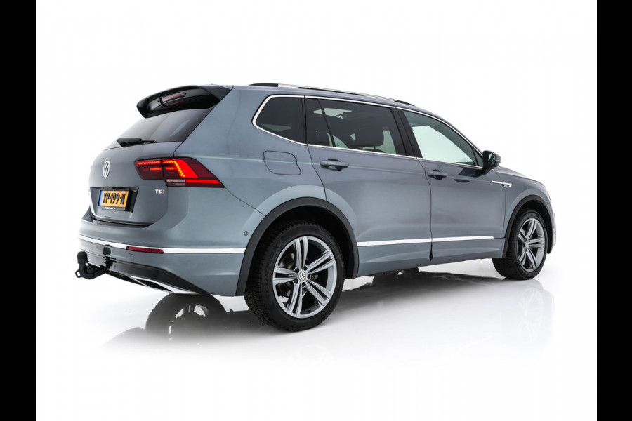Volkswagen Tiguan Allspace 1.5 TSI R-line Highline Business (7-Pers.) (INCL-BTW) Aut * PANO | NAVI-FULLMAP | XENON | ALCANTARA | HEATED-ERGONOMIC-SPORTSEATS | KEYLESS | PRIVACY-GLASS | CAMERA | DAB | DIGI-COCKPIT | PDC | TOWBAR | ECC | 19"ALU*
