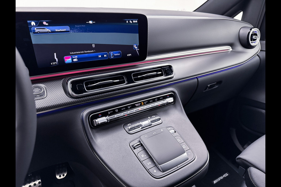 Mercedes-Benz V-Klasse 300d 4-MATIC Extra Lang AMG Avantgarde BPM-Vrij Dubbele Cabine 360 Graden Camera Elektrische Schuifdeuren Multibeam LED Adaptiev