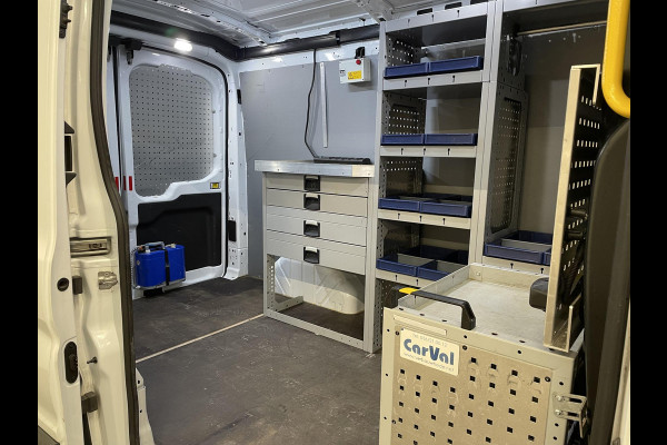 Ford Transit 350 2.0 TDCI 130pk L2H2 Trend Imperiaal + ladder Navigatie Camera Parkeersensoren Cruise Control Stoelverwarming Airco  Ingebouwde kasten Houten laadvloer