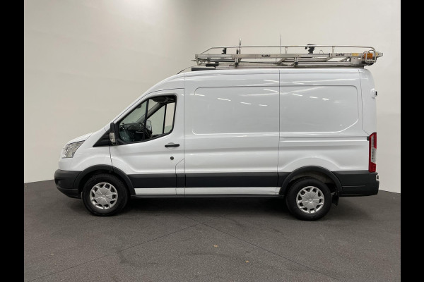 Ford Transit 350 2.0 TDCI 130pk L2H2 Trend Imperiaal + ladder Navigatie Camera Parkeersensoren Cruise Control Stoelverwarming Airco  Ingebouwde kasten Houten laadvloer