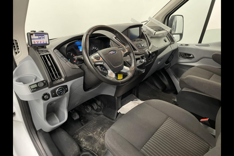 Ford Transit 350 2.0 TDCI 130pk L2H2 Trend Imperiaal + ladder Navigatie Camera Parkeersensoren Cruise Control Stoelverwarming Airco  Ingebouwde kasten Houten laadvloer