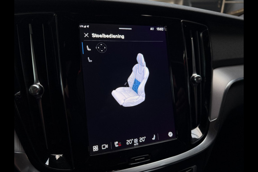 Volvo V60 B4 211pkplus darkPanoramatrekhaakleerharman kardonThunder Grey Bovag garantie 360 camera