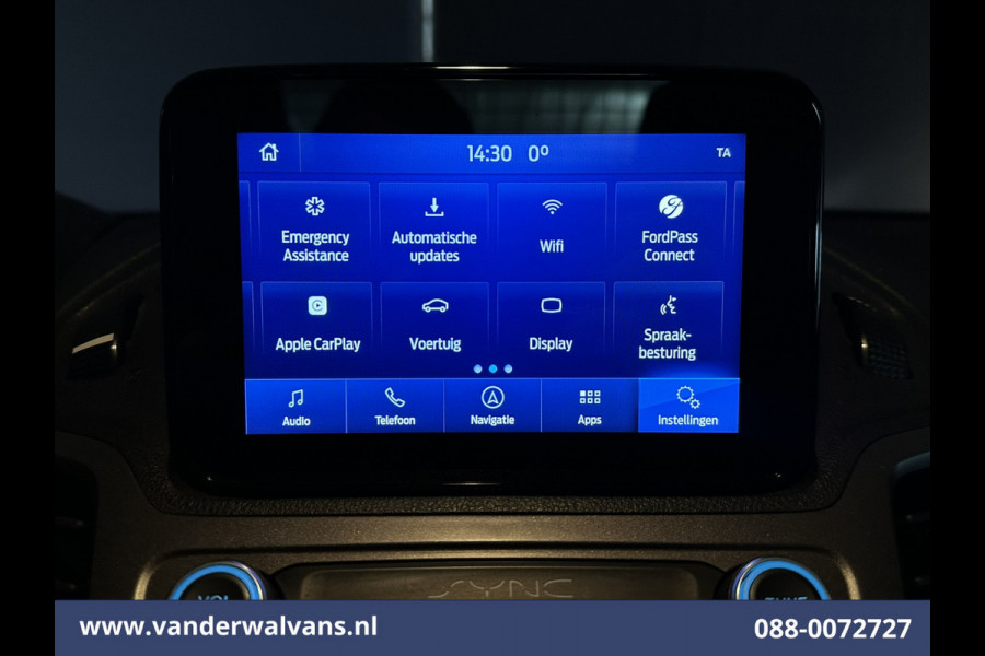 Ford Transit Connect 1.5 EcoBlue 100pk L2H1 Euro6 Airco | Camera | Navigatie | Apple Carplay | Trekhaak LM Velgen, Cruisecontrol, Verwarmde Voorruit, Parkeersensoren