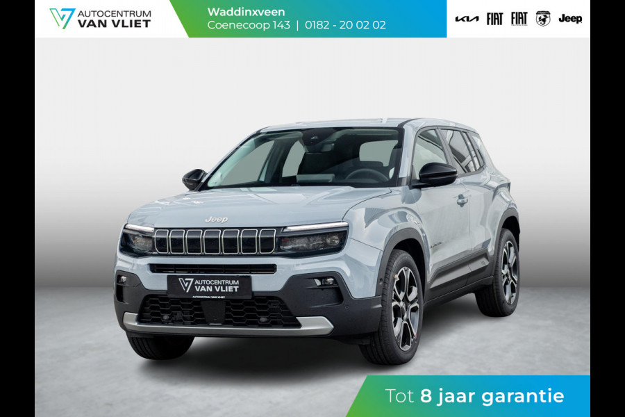 Jeep Avenger Summit 54 kWh | Infotainment&Convenience Pack & Warmtepomp | Winter Pack | Storm Grey