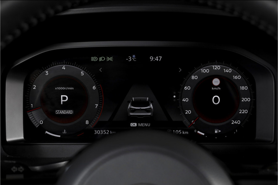 Nissan QASHQAI 1.3 MHEV Xtronic Tekna Plus - Automaat | Pano | Bose | Trekhaak | Dig. Cockpit | Adapt. Cruise | Winterpakket | Memory | 360 Camera | NAV + App. Connect | ECC | LM 20" |