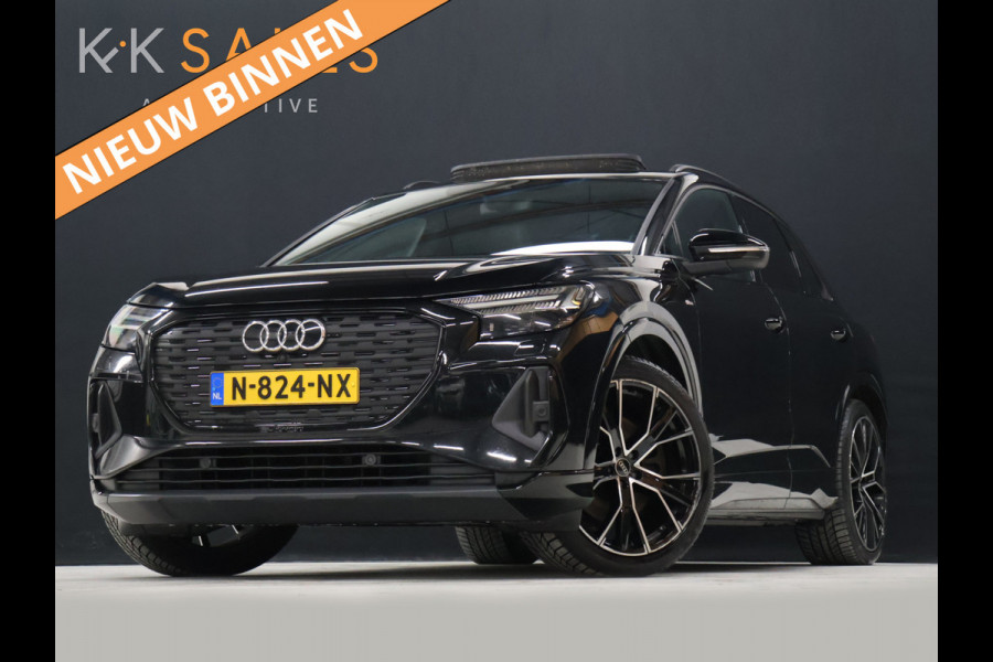 Audi Q4 e-tron 40 Launch edition S Competition 77 kWh [SCHUIFKANTELDAK, SPORTSTOELEN, APPLE CARPLAY, ANDROID, ADAPTIVE CRUISE, STOELVERWARMING, CAMERA, CLIMATE, NIEUWSTAAT]
