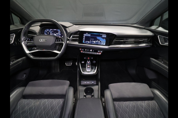 Audi Q4 e-tron 40 Launch edition S Competition 77 kWh [SCHUIFKANTELDAK, SPORTSTOELEN, APPLE CARPLAY, ANDROID, ADAPTIVE CRUISE, STOELVERWARMING, CAMERA, CLIMATE, NIEUWSTAAT]