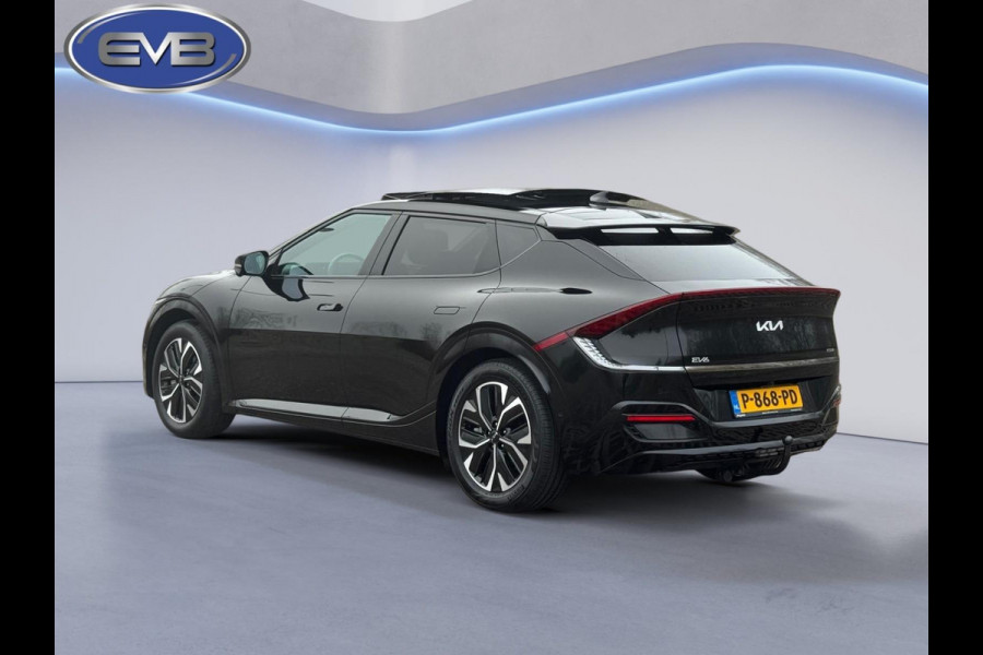 Kia Ev6 GT-Line 77.4 kWh panoramadak, soh waarde 100 procent, trekhaak, meridian, alle opties, 1 e eigenaar, NL auto met nap