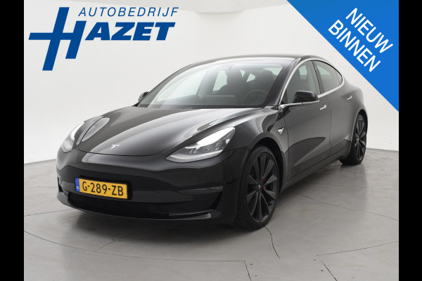 Tesla Model 3 PERFORMANCE 462 PK AWD 75 KWH ORIG. NL + 20 INCH | AUTOPILOT | PANORAMA | LEDER