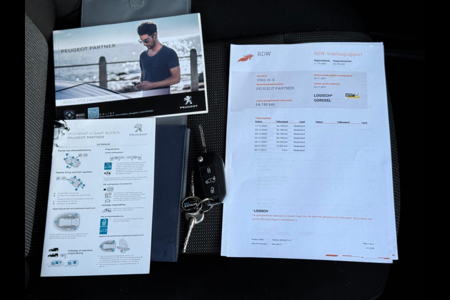 Peugeot Partner 1.5 BlueHDI Premium Long 2021 NAVI AIRCO BTW
