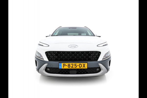 Hyundai Kona 1.6 GDI HEV Fashion (INCL-BTW) Aut. *NAVI-FULLMAP | DIGI-COCKPIT | FULL-LED | KEYLESS | CAMERA | HEAD-UP | SHIFT-PADDLES | DAB | COMFORT-SEATS | PRIVACY-GLASS | TOWBAR | 16 "ALU*