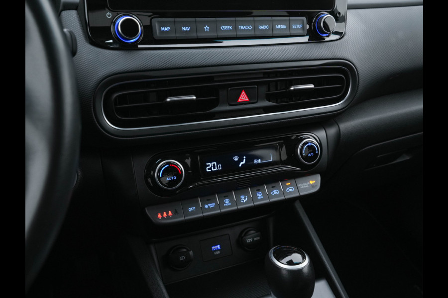 Hyundai Kona 1.6 GDI HEV Fashion (INCL-BTW) Aut. *NAVI-FULLMAP | DIGI-COCKPIT | FULL-LED | KEYLESS | CAMERA | HEAD-UP | SHIFT-PADDLES | DAB | COMFORT-SEATS | PRIVACY-GLASS | TOWBAR | 16 "ALU*