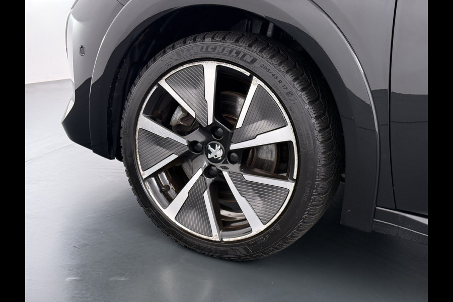 Peugeot e-208 EV GT-line 350 50kWh Pano-dak 360°Camera Leder/Alcantara Adaptive-Cruise Apple Carplay Android Auto Navi Ecc Pdc-a+v SOH 89% Stoelverwarming Led Lmv 17" Regen-Lichtsensor Privacy Glas Keyless DAB+ 1e Eigenaar Origineel Nederlandse Auto Dealeronderhouden Bomvol € 40.000 nieuw!