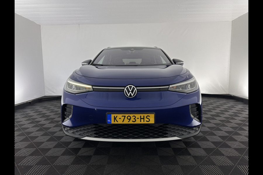 Volkswagen ID.4 First 77 kWh [ 3-Fase ] {SOH-83%} (INCL-BTW) *LEATHER-MICROFIBRE | FULL-LED | ADAPTIVE-CRUISE | HEATED-COMFORTSEATS | DIGI-COCKPIT | AMBIENTLIGHT | NAVI-FULLMAP | PDC | TOWBAR | PRIVACY-GLASS | CAMERA | 20''ALU*