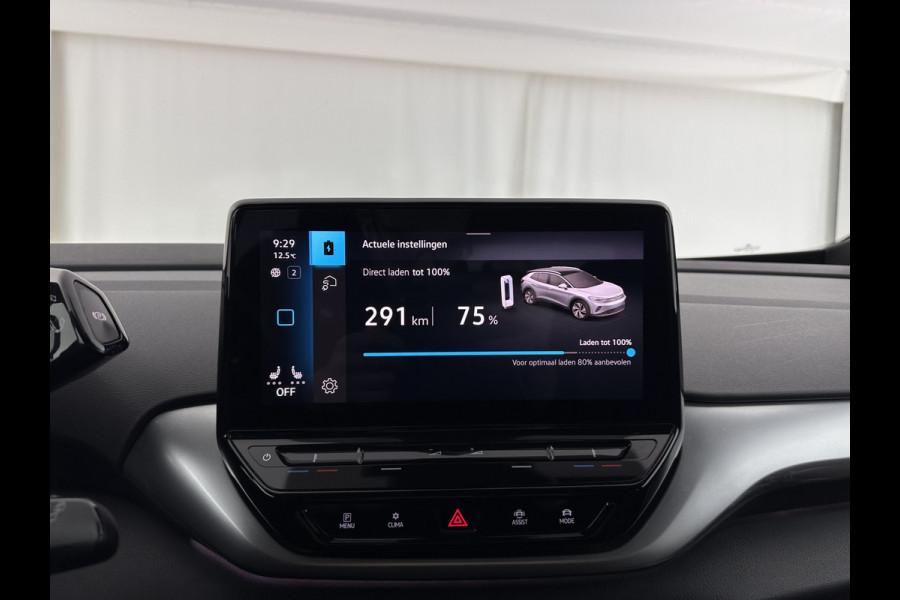 Volkswagen ID.4 First 77 kWh [ 3-Fase ] {SOH-83%} (INCL-BTW) *LEATHER-MICROFIBRE | FULL-LED | ADAPTIVE-CRUISE | HEATED-COMFORTSEATS | DIGI-COCKPIT | AMBIENTLIGHT | NAVI-FULLMAP | PDC | TOWBAR | PRIVACY-GLASS | CAMERA | 20''ALU*