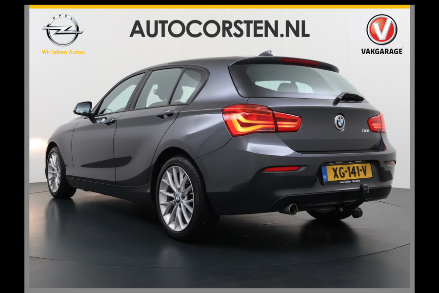 BMW 1-serie 118i AUT-8 Sport Navi Ecc Trekhaak Pdc Sportstoelen Corporate Edition Lmv 17" Regen-Lichtsensor Isofix Bluetooth Origineel Nederlandse Auto Zeer nette BMW 118I