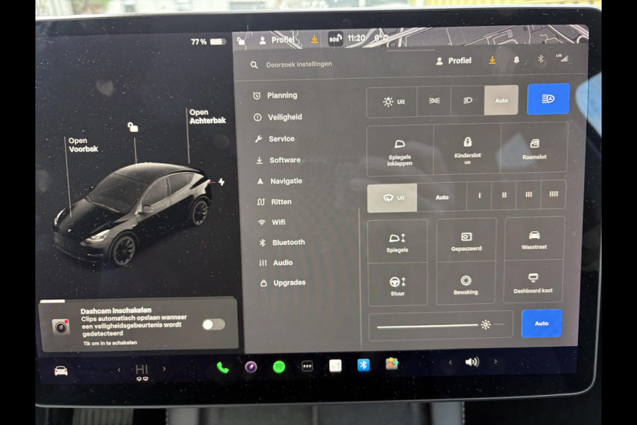 Tesla Model Y Long Range AWD 75 kWh SOH 84% | Navigatie | Leder | Stoelverwarming | FSD systeem AutoPilot