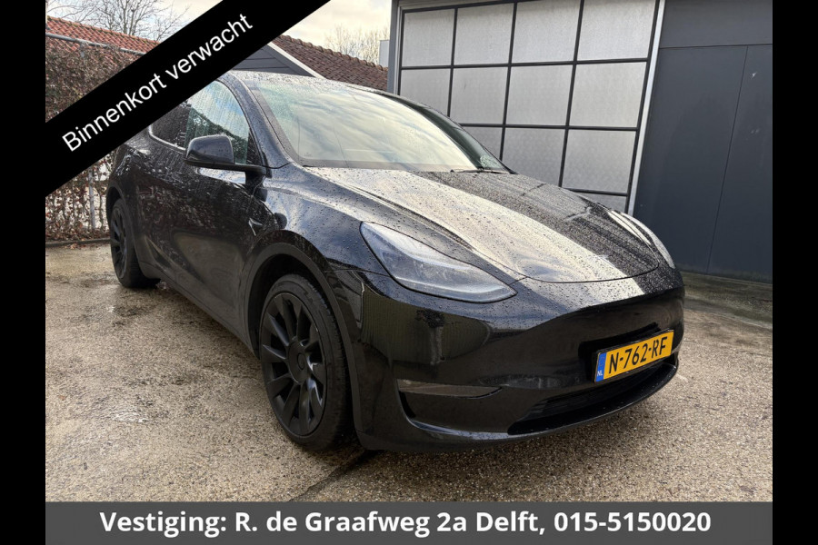 Tesla Model Y Long Range AWD 75 kWh SOH 84% | Navigatie | Leder | Stoelverwarming | FSD systeem AutoPilot
