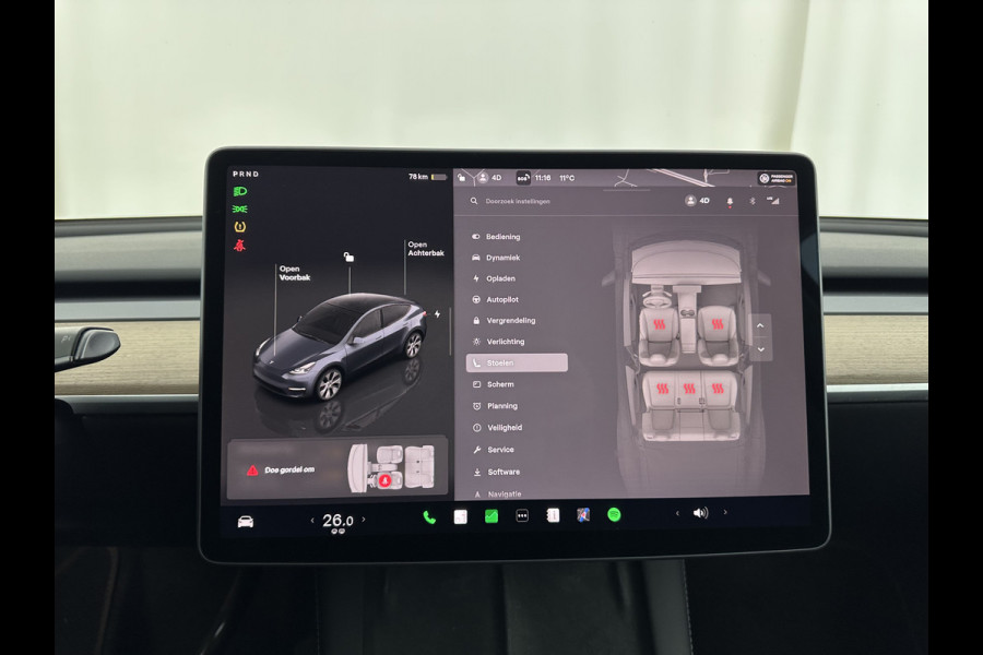 Tesla Model Y Long Range AWD 75 kWh [ 3-Fase ] {SOH-87%} (INCL-BTW) Aut. *PANO | AUTO-PILOT | LEATHER | NAVI-FULLMAP | MATRIX-LED | KEYLESS | CAMERA | DAB+ | HEATED-COMFORTSEATS | PRIVACY-GLASS | TOPVIEW |  19''ALU*