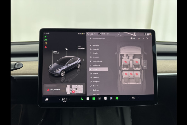 Tesla Model Y Long Range AWD 75 kWh [ 3-Fase ] {SOH-87%} (INCL-BTW) Aut. *PANO | AUTO-PILOT | LEATHER | NAVI-FULLMAP | MATRIX-LED | KEYLESS | CAMERA | DAB+ | HEATED-COMFORTSEATS | PRIVACY-GLASS | TOPVIEW |  19''ALU*