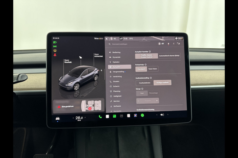 Tesla Model Y Long Range AWD 75 kWh [ 3-Fase ] {SOH-87%} (INCL-BTW) Aut. *PANO | AUTO-PILOT | LEATHER | NAVI-FULLMAP | MATRIX-LED | KEYLESS | CAMERA | DAB+ | HEATED-COMFORTSEATS | PRIVACY-GLASS | TOPVIEW |  19''ALU*