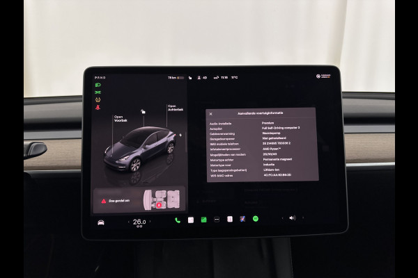 Tesla Model Y Long Range AWD 75 kWh [ 3-Fase ] {SOH-87%} (INCL-BTW) Aut. *PANO | AUTO-PILOT | LEATHER | NAVI-FULLMAP | MATRIX-LED | KEYLESS | CAMERA | DAB+ | HEATED-COMFORTSEATS | PRIVACY-GLASS | TOPVIEW |  19''ALU*