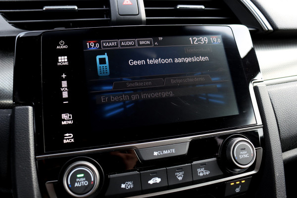 Honda Civic 1.0 i-VTEC Elegance | Adaptive Cruise Control | Stoelverwarming | Camera | Apple Carplay/Android Auto | Climate Control | DAB | Mistlampen |