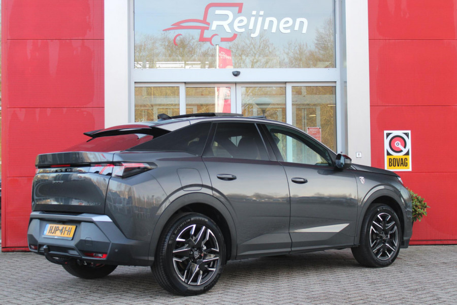 Peugeot 3008 1.2 Hybrid 145PK GT | PANORAMISCH SCHUIF / KANTELDAK | ELEKTRISCH BEDIENBARE ACHTERKLEP | AFNEEMBARE TREKHAAK | NAVIGATIE | FOCAL PREMIUM AUDIO SYSTEEM | DRAADLOZE APPLE CARPLAY/ANDROID AUTO | DRAADLOOS LADEN  | SFEER VERLICHTING | ACHTERUITRIJ CAMERA | PARKEERSENSOREN VOOR EN ACHTER | FULL LED KOPLAMPEN | KEYLESS ENTRY/START | ADAPTIVE CRUISE CONTROL | STOEL/STUUR VERWARMING | LICHTMETALEN VELGEN 19" | DODEHOEK DETECTIE |