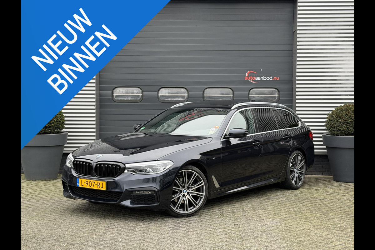 BMW 5 Serie Touring 520d xDrive High Executive M-Sport | Panoramadak | Camera | Elektrische Trekhaak | Elektrische Achterklep |