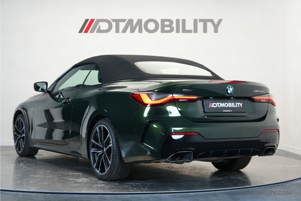 BMW 4 Serie Cabrio M440i xDrive High Executive | Adaptive Cruise Control | Ambient | Sanremo Grün